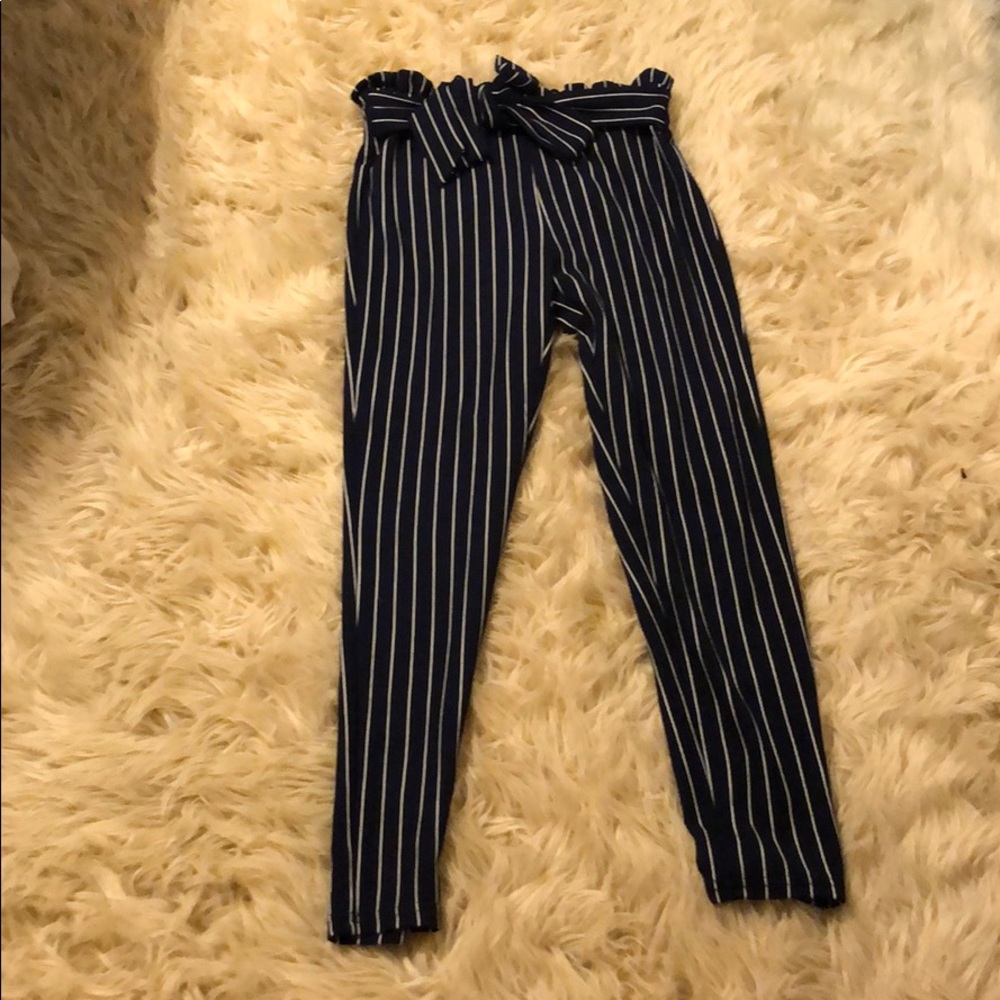 SHEIN pinstripe pants